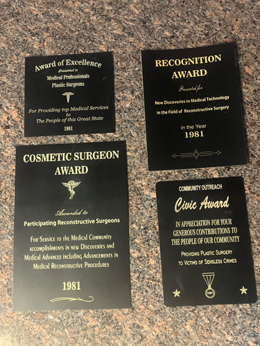 Maven - 4 Plaque Plates 6/24