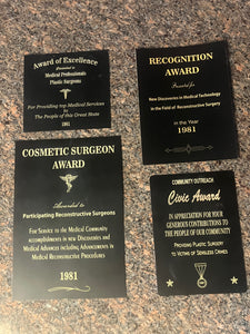 Maven - 4 Plaque Plates 6/24