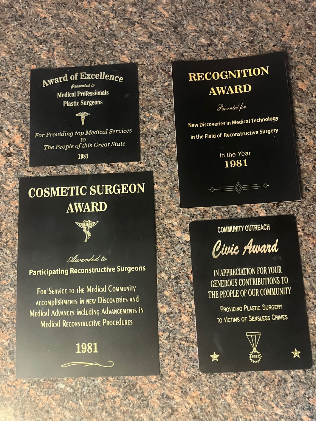 Maven - 4 Plaque Plates 6/24