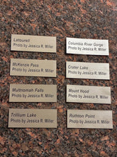 Load image into Gallery viewer, 8 Photo Name Plaque Plates St. Denis S2 Set Dec