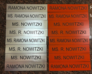 NBCU SFTSU Ep-102 Name Plates & Holders