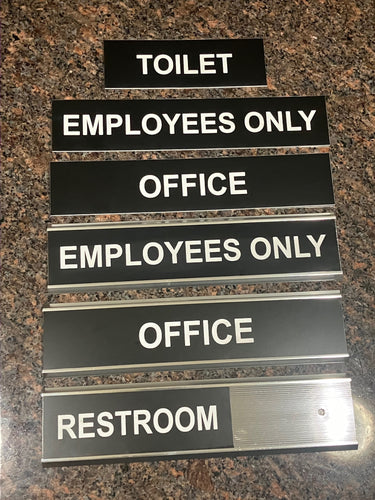 Stock Name Plates with Holders  “It’s Always Sunny in Philadelphia”
