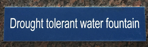 DROUGHT TOLERANT FOUNTAIN