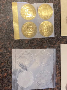 Custom Certificates & Seals for Players