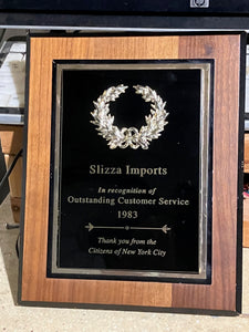 E77 10 Custom Trophy Plaque Plates