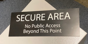 SECURE AREA   CHAD S2