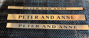 Custom Engraved Plates