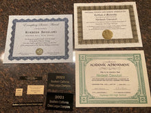 Load image into Gallery viewer, NHIE Certificates and Trophy Plates