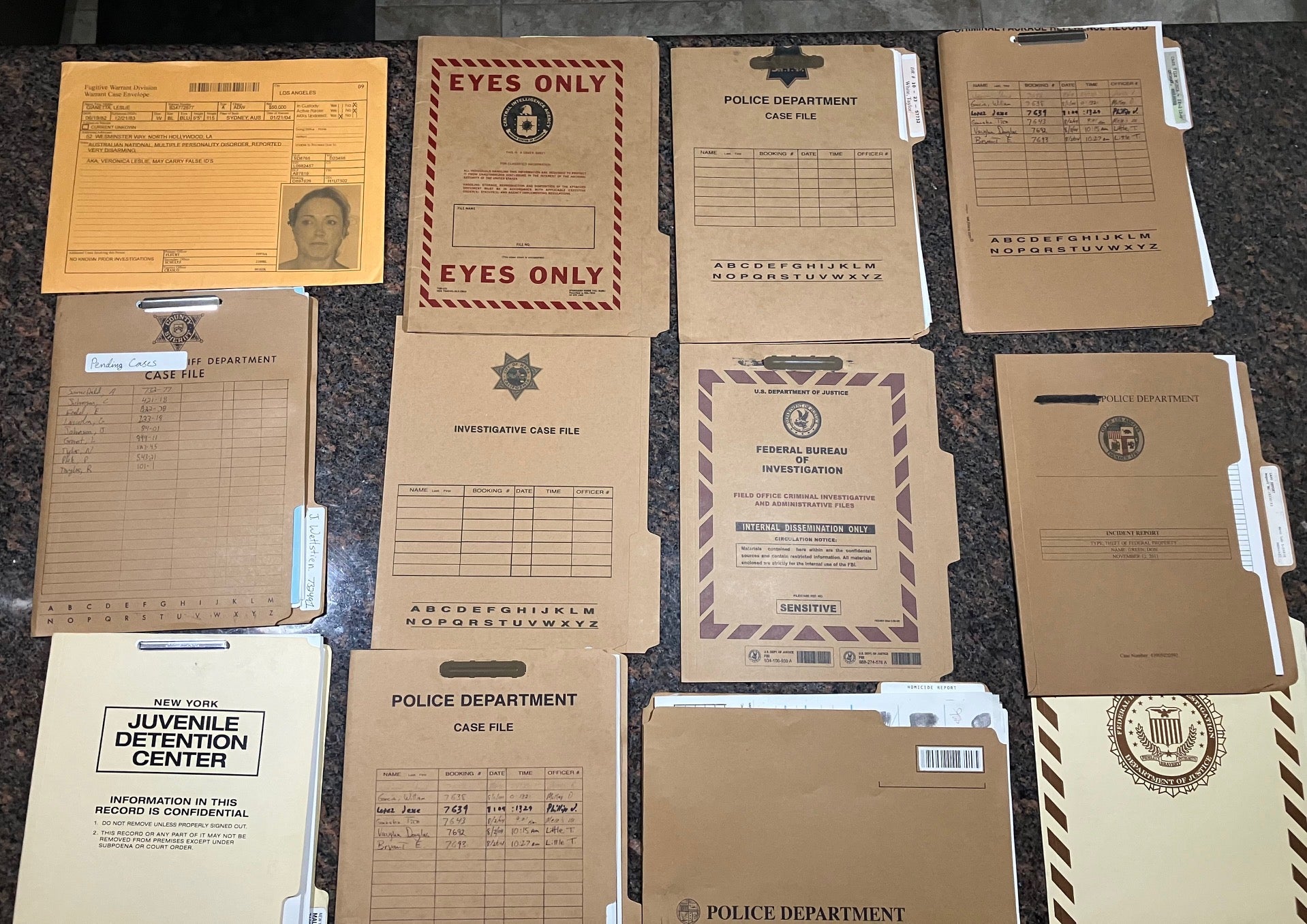 Police File Design Police Case File Template
