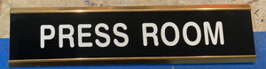 Emerald - Sign Holders + 1) 2x10 Press Room