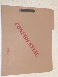 1  Case File folder "Confidential"