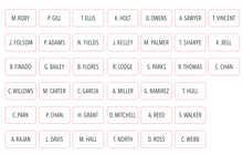 Load image into Gallery viewer, CSI Vegas S2 Locker Room Name Plates &amp; Spacers