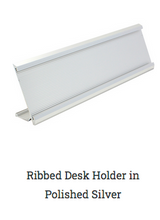 Load image into Gallery viewer, Ribbed Desk Holder Yellow Gold
