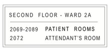 Load image into Gallery viewer, 4) 7&quot; x 14&quot; ENGRAVED SIGNS FLOOR DIRECTORY