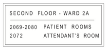 Load image into Gallery viewer, 4) 7&quot; x 14&quot; ENGRAVED SIGNS FLOOR DIRECTORY