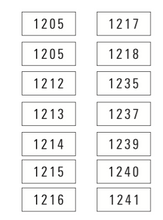 Load image into Gallery viewer, 44) 2&quot; X 4&quot; ENGRAVED SIGN DOOR NUMBERS